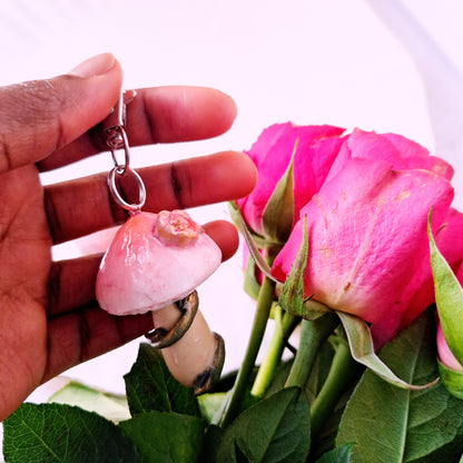 Rose bag charm