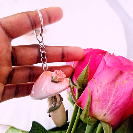 Rose keychain